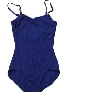 Royal Blue Capezio Leotard - Adjustable Straps
